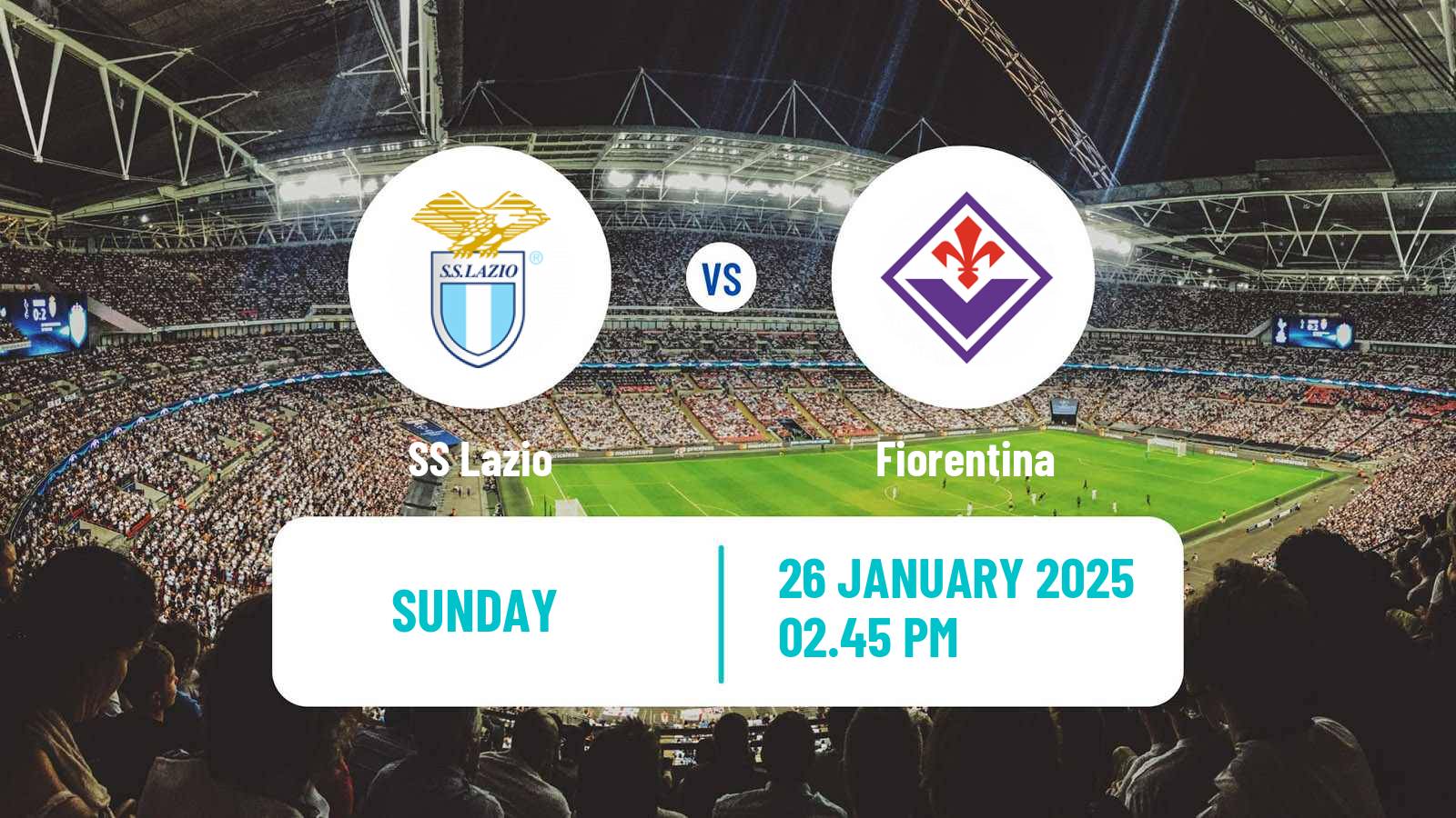 Football Italian Serie A Lazio - Fiorentina