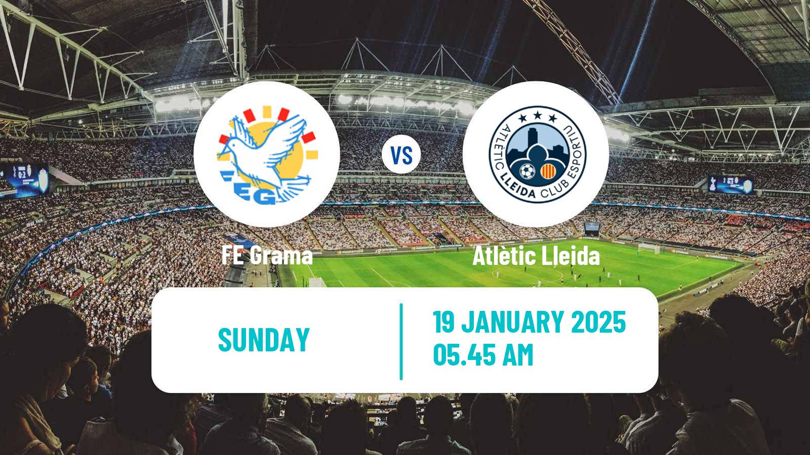 Soccer Spanish Tercera RFEF - Group 5 Grama - Atlètic Lleida