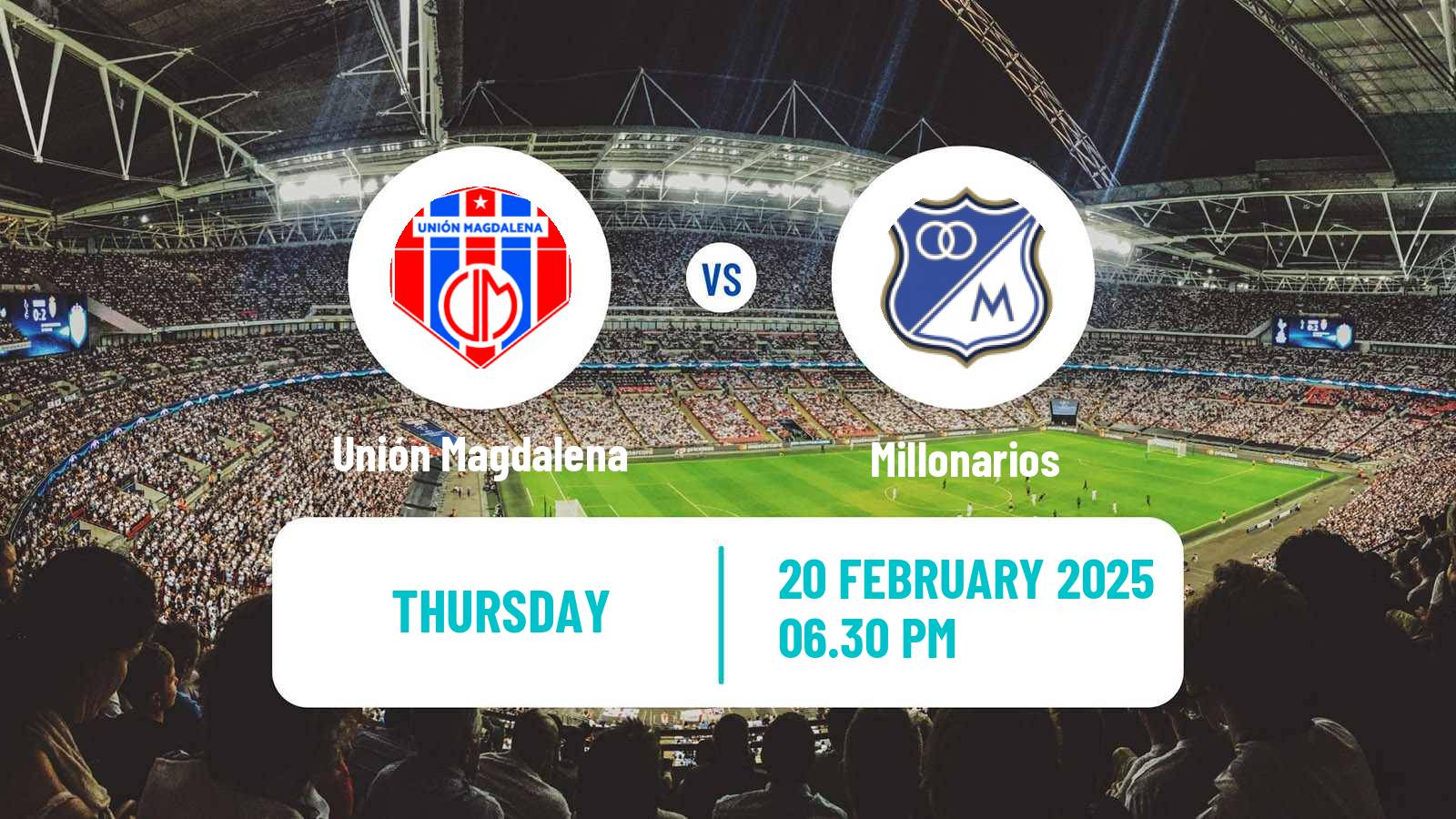 Football Colombian Primera A Unión Magdalena - Millonarios