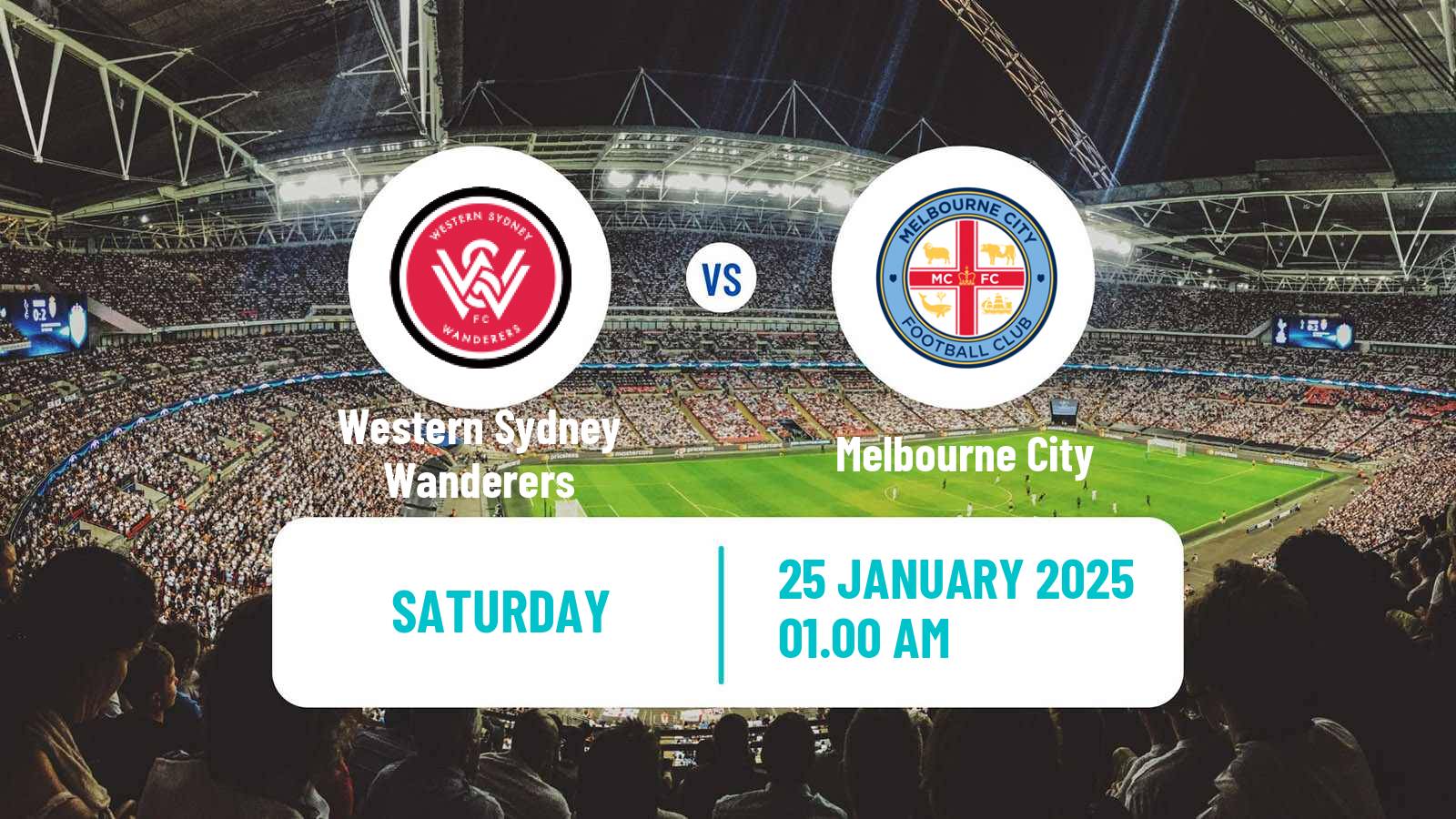 Soccer Australian A-League Women Western Sydney Wanderers - Melbourne City
