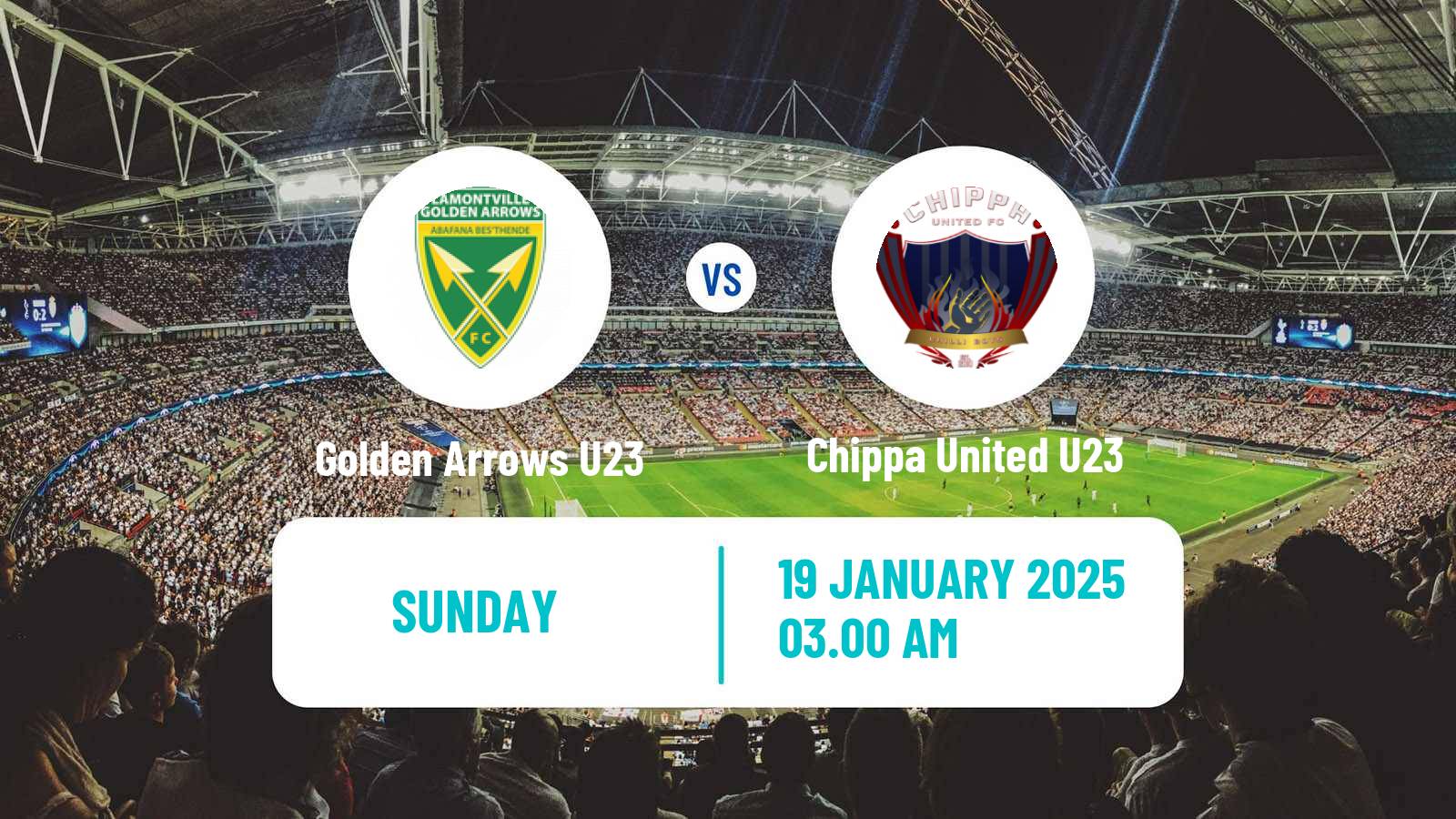 Football South African Diski Challenge Golden Arrows U23 - Chippa United U23