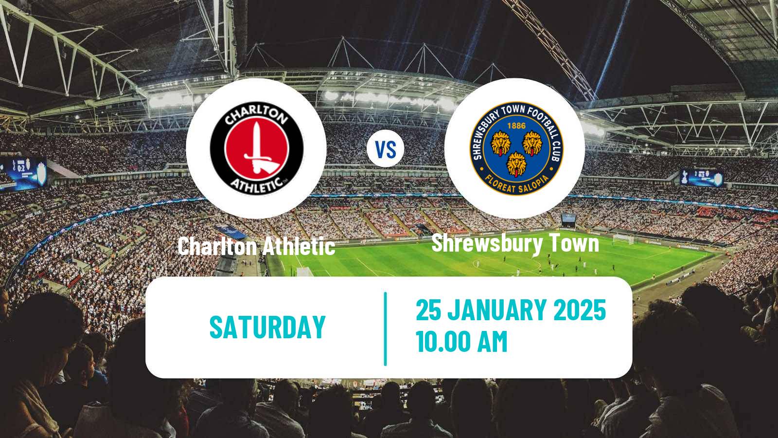Soccer English League One Charlton Athletic - Shrewsbury Town