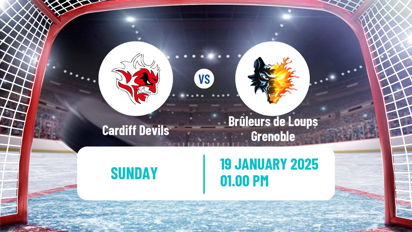 Hockey IIHF Continental Cup Cardiff Devils - Brûleurs de Loups Grenoble