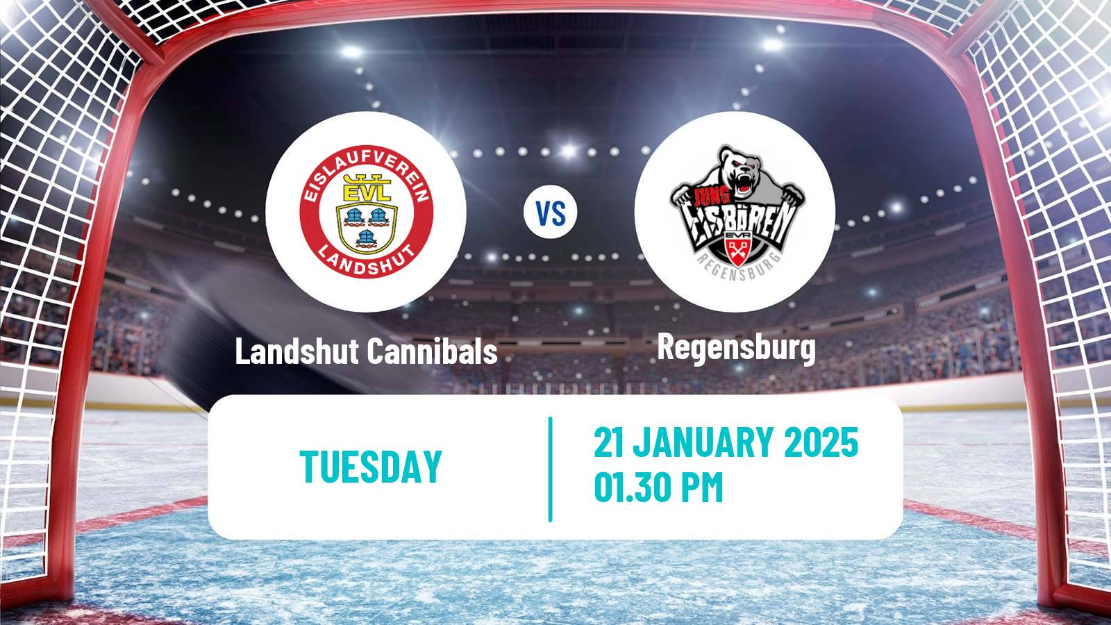 Hockey German DEL2 Landshut Cannibals - Regensburg