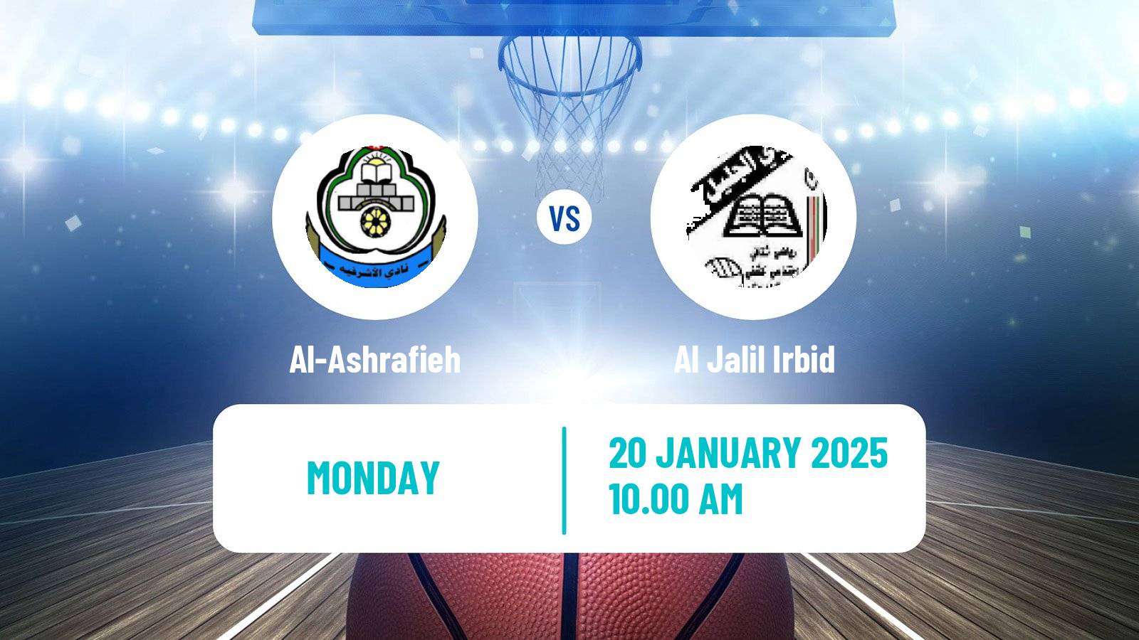 Basketball Jordan Premier League Basketball Al-Ashrafieh - Al Jalil Irbid