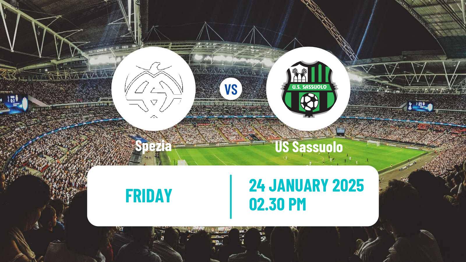 Football Italian Serie B Spezia - Sassuolo