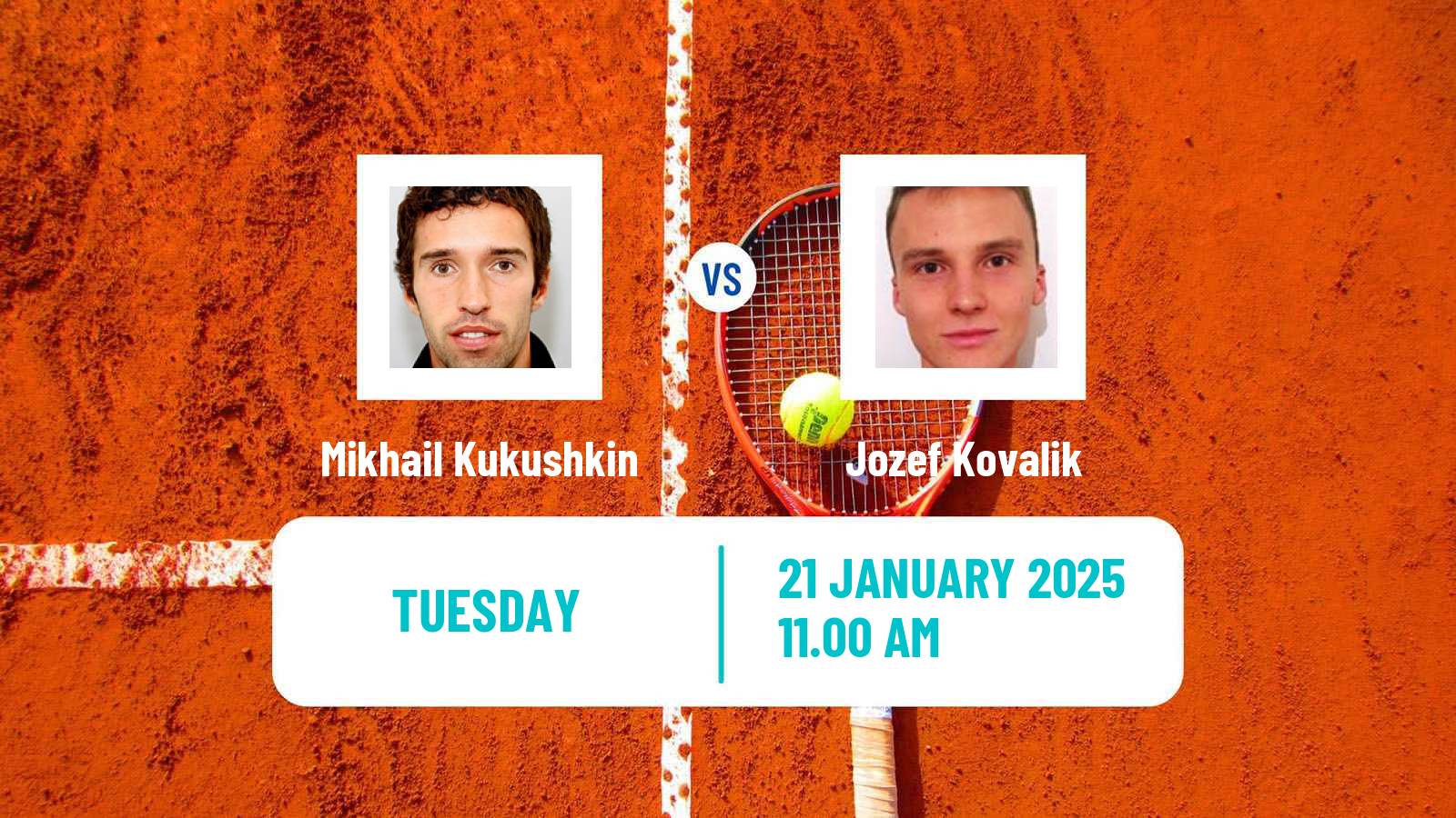 Tennis Quimper Challenger Men Mikhail Kukushkin - Jozef Kovalik