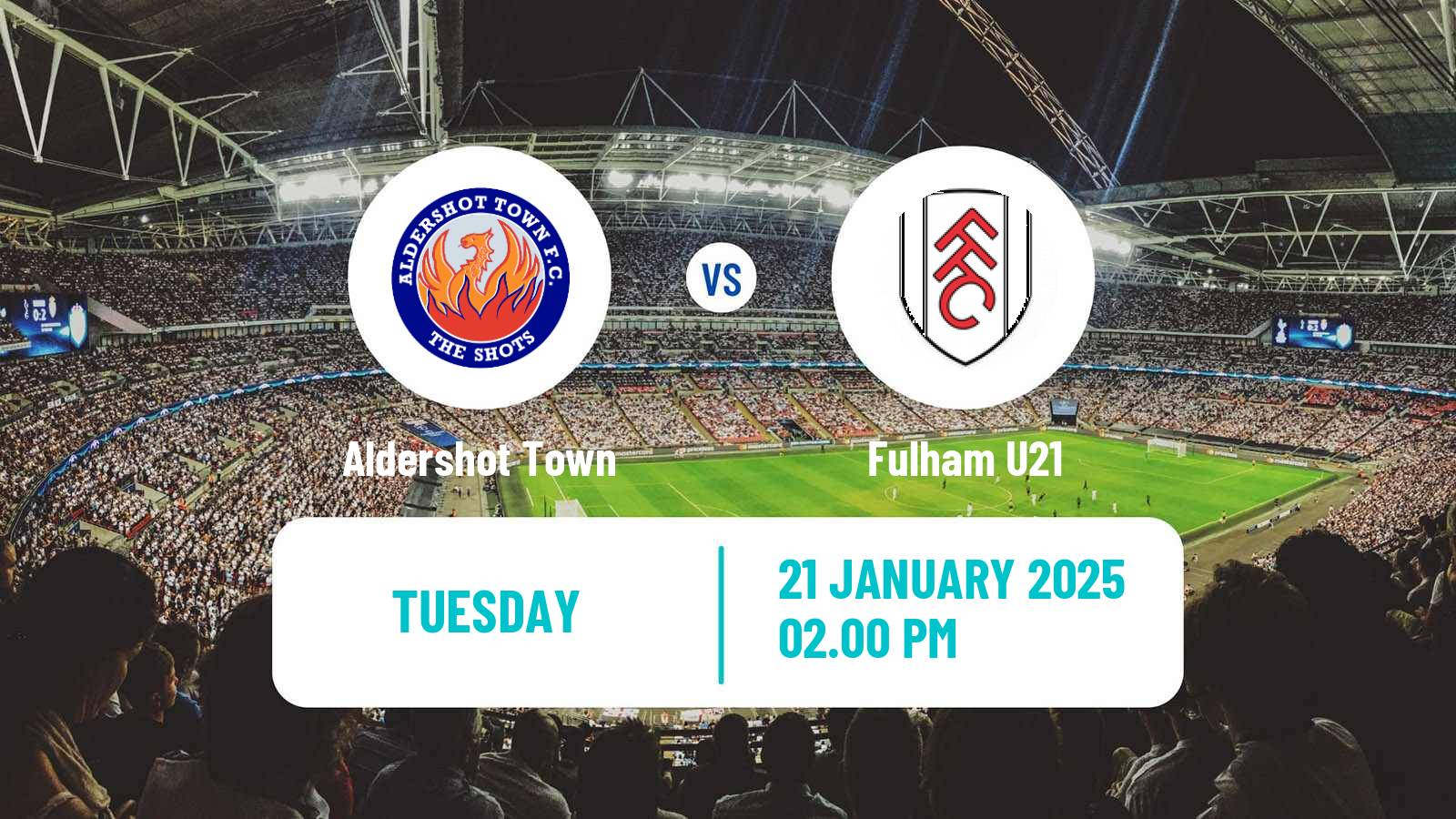 Soccer English National League Cup Aldershot Town - Fulham U21