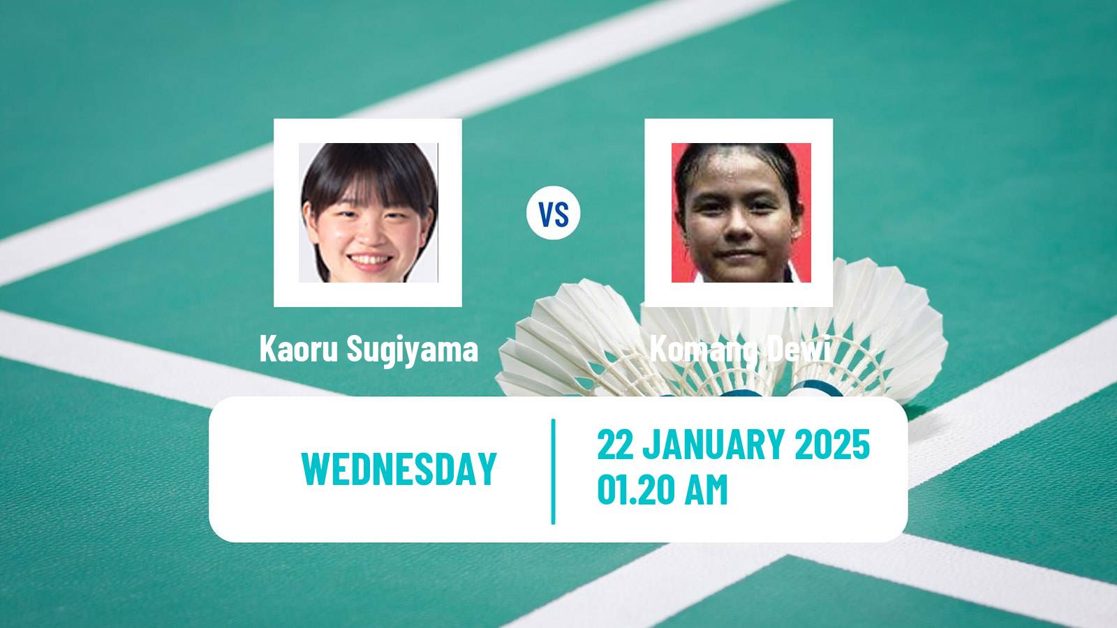 Badminton BWF World Tour Indonesia Masters Women Kaoru Sugiyama - Komang Dewi