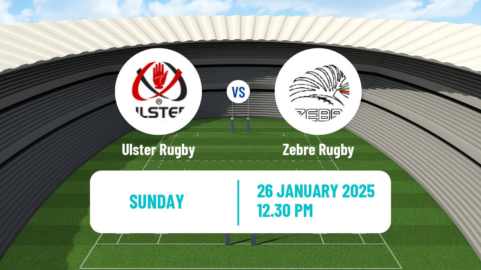Rugby union United Rugby Championship Ulster - Zebre