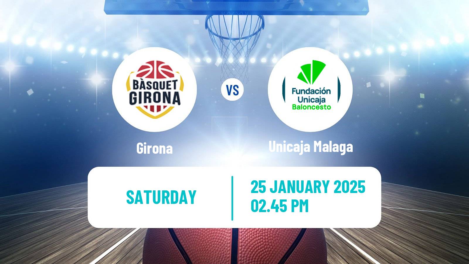 Basketball Spanish ACB League Girona - Unicaja Malaga