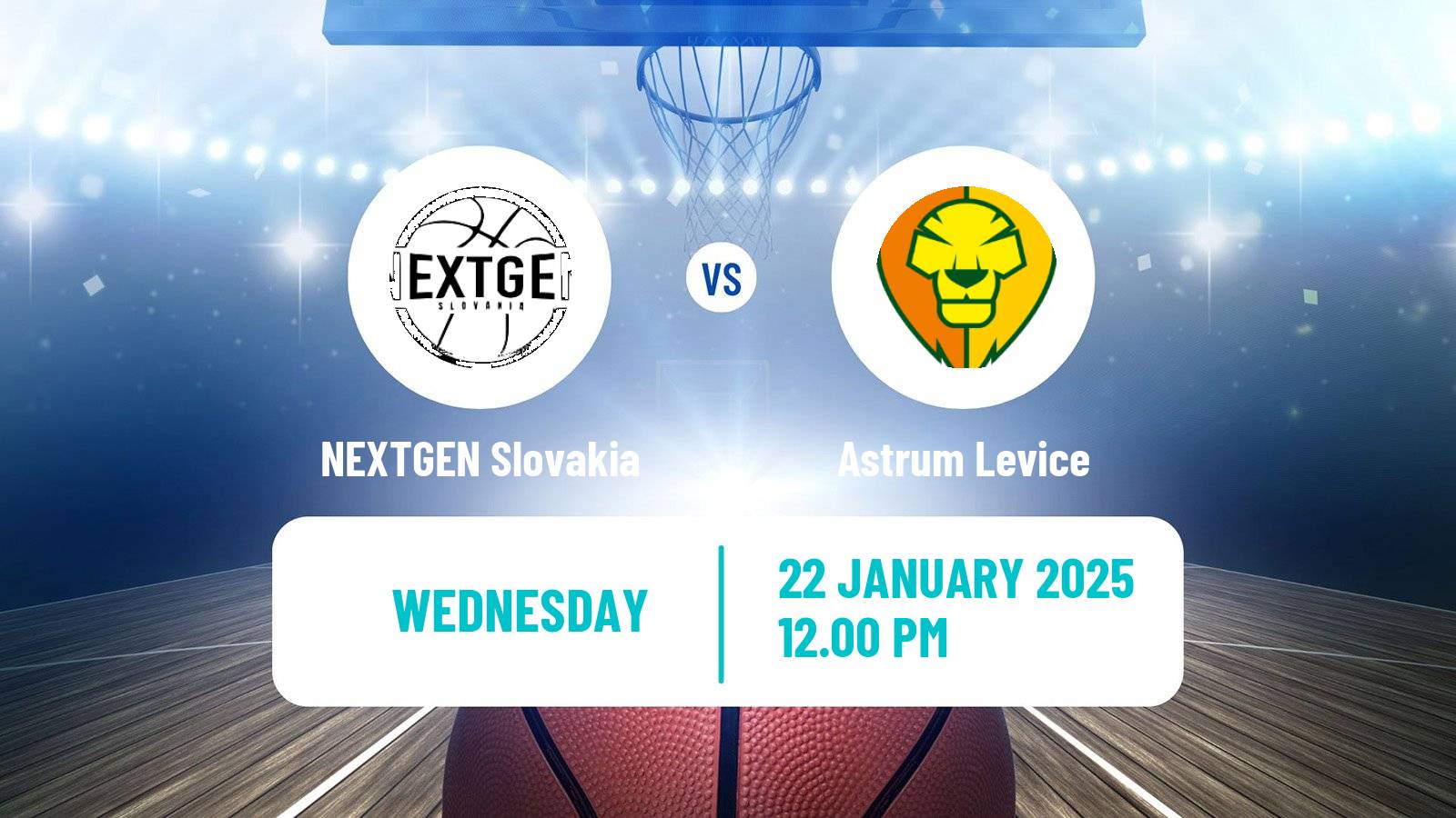 Basketball Slovak Extraliga Basketball NEXTGEN Slovakia - Astrum Levice
