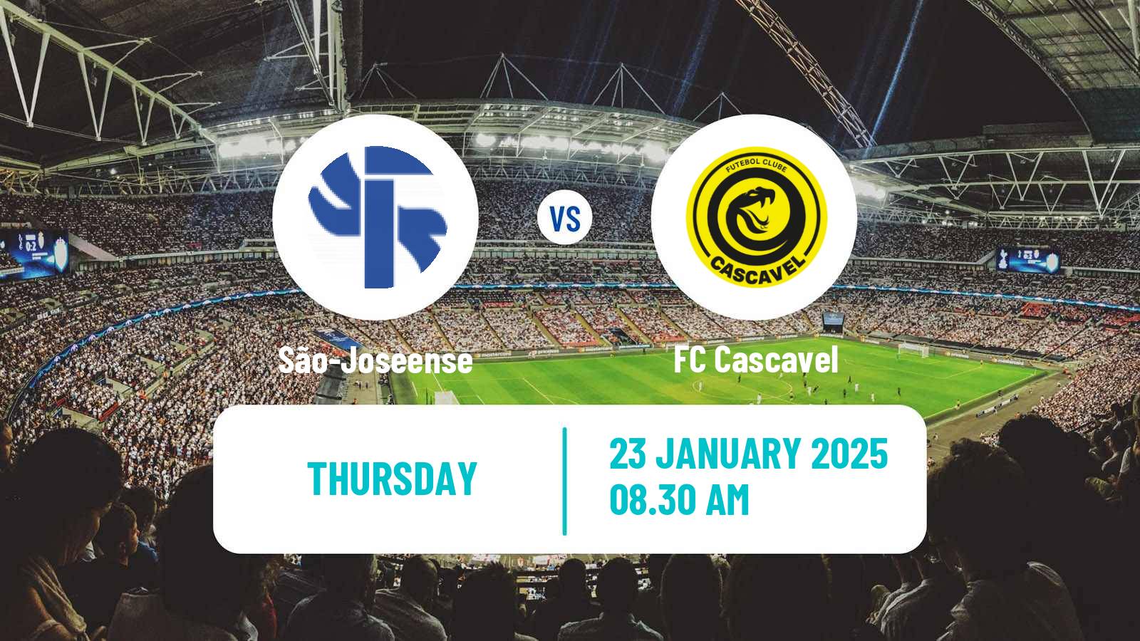Soccer Brazilian Campeonato Paranaense São-Joseense - FC Cascavel