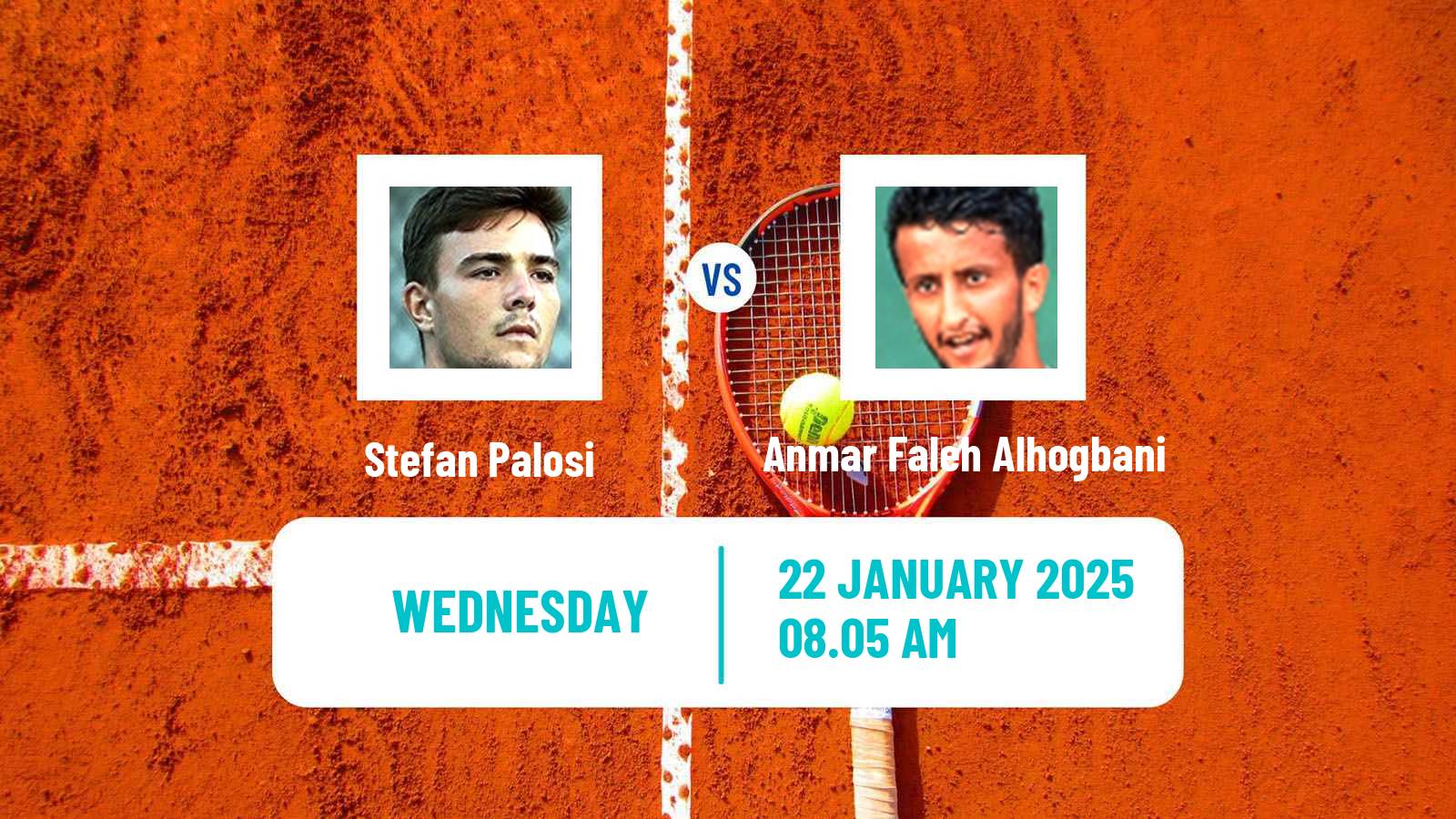 Tennis ITF M25 Doha Men Stefan Palosi - Anmar Faleh Alhogbani