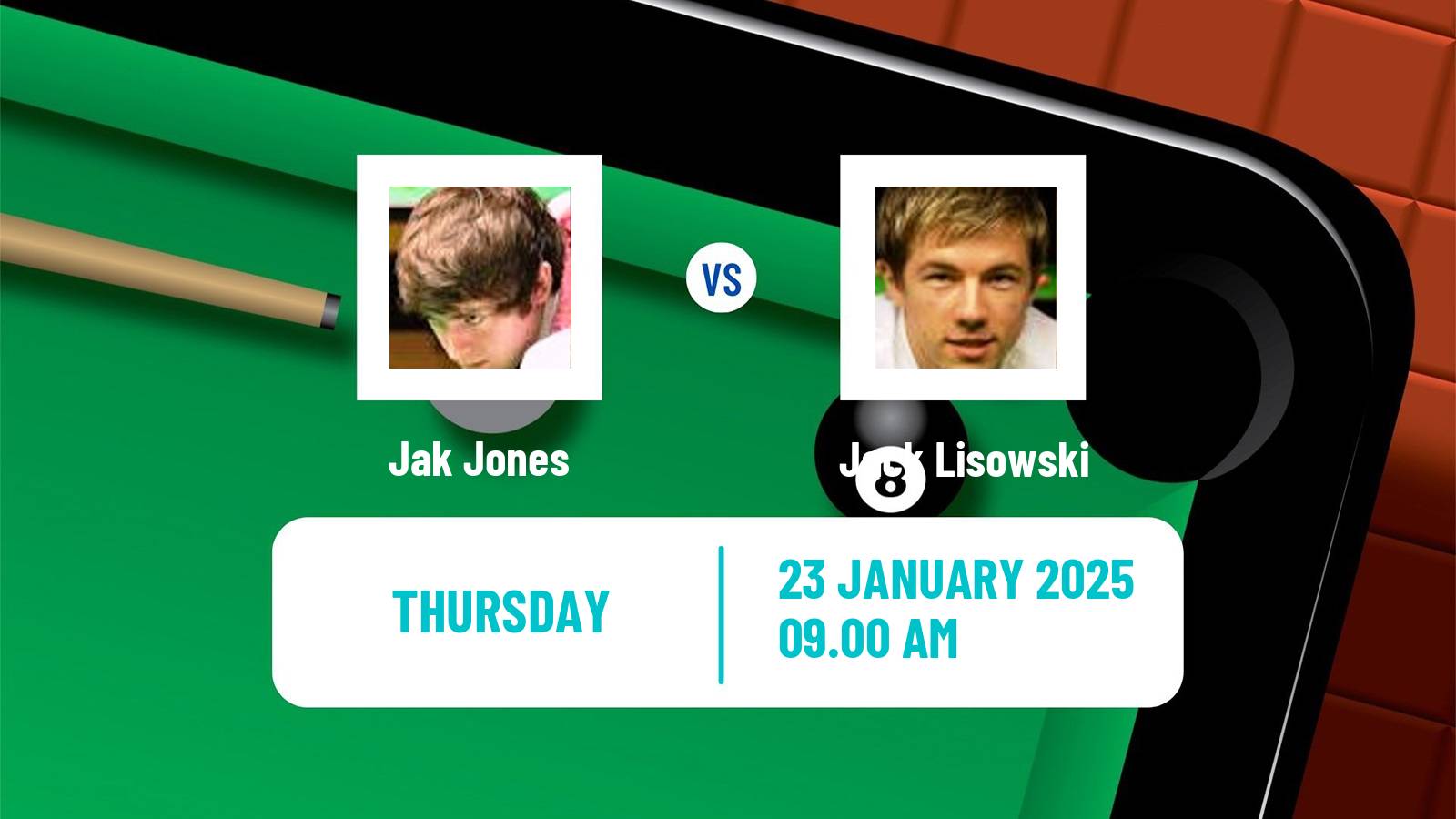 Snooker Championship League Jak Jones - Jack Lisowski