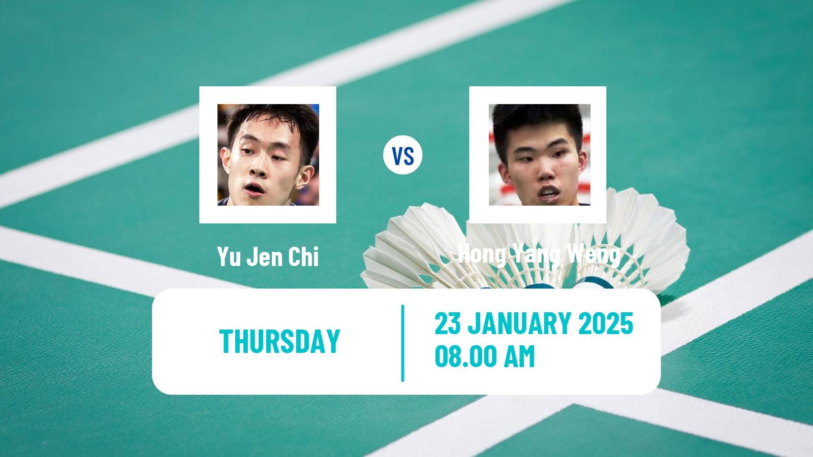 Badminton BWF World Tour Indonesia Masters Men Yu Jen Chi - Hong Yang Weng