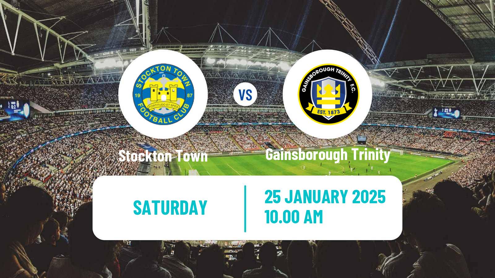 Soccer English NPL Premier Division Stockton Town - Gainsborough Trinity
