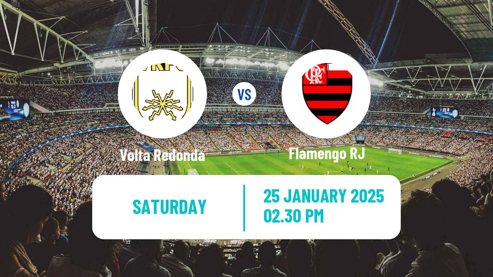 Soccer Brazilian Campeonato Carioca Volta Redonda - Flamengo