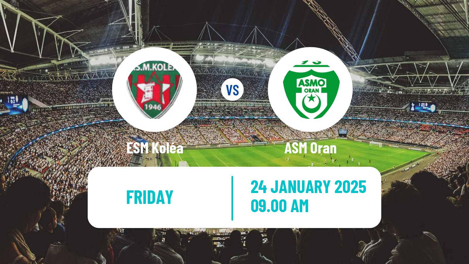 Soccer Algerian Ligue 2 Koléa - ASM Oran