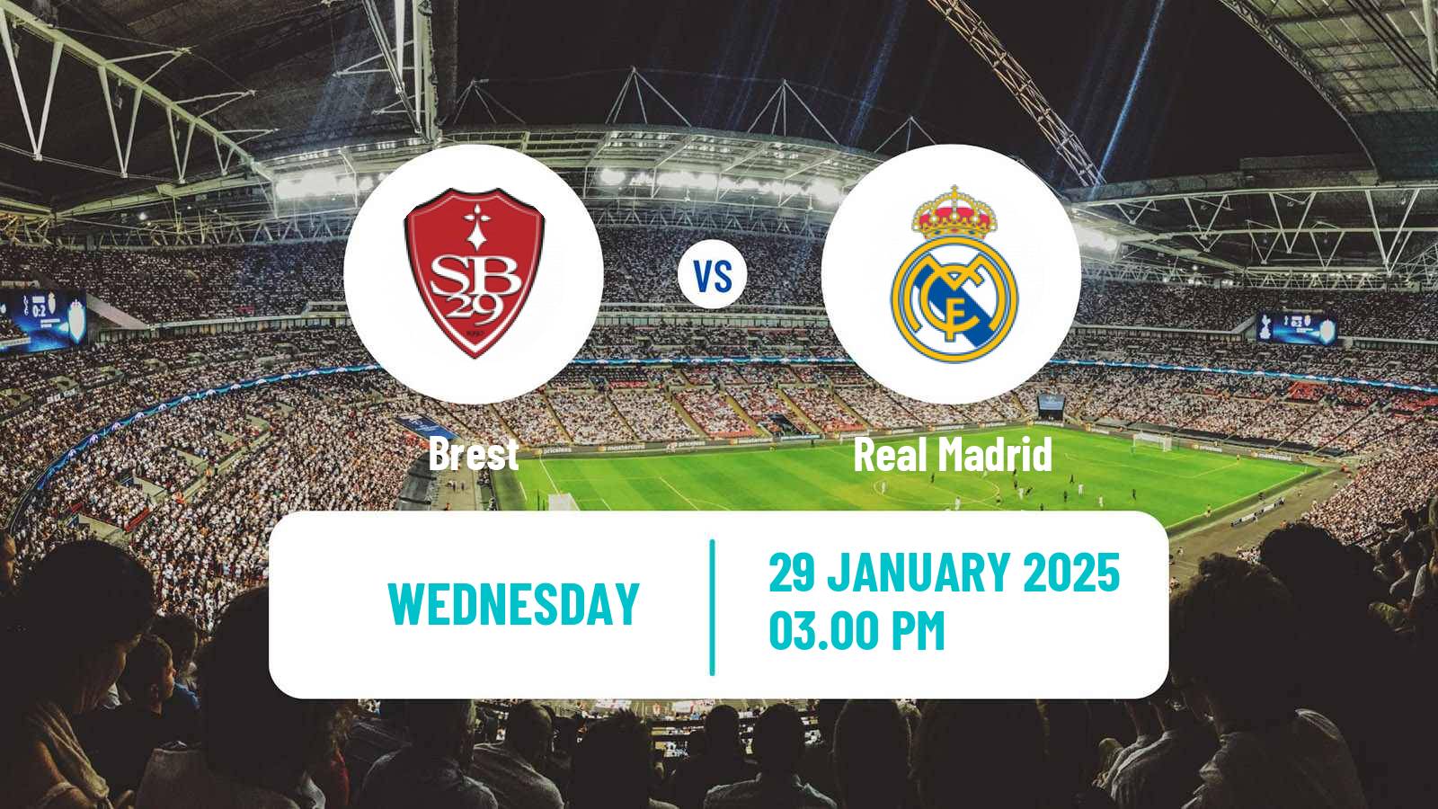 Soccer UEFA Champions League Brest - Real Madrid
