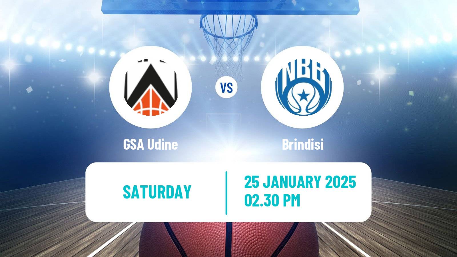 Basketball Italian Serie A2 Basketball Udine - Brindisi