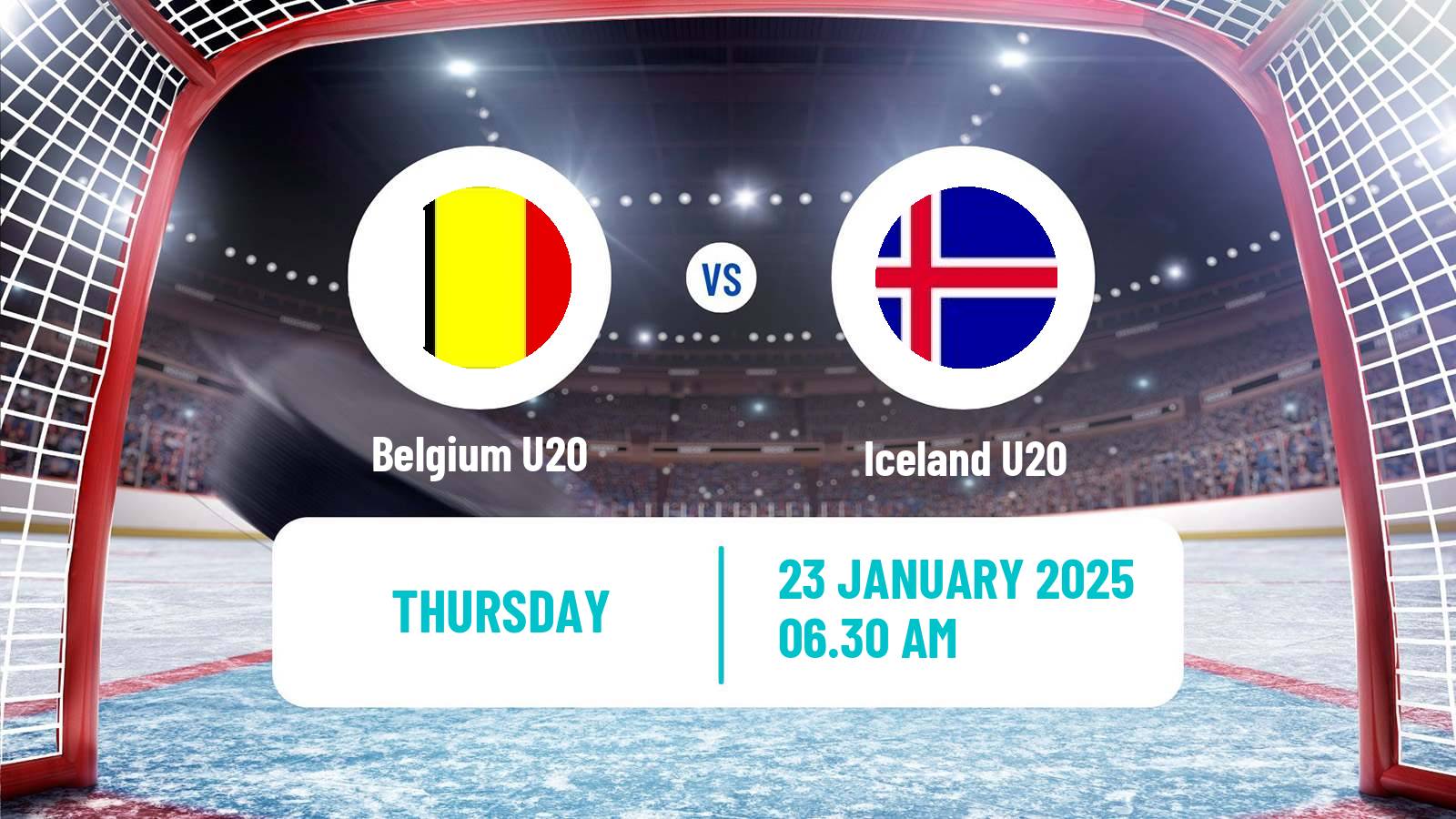 Hockey IIHF World U20 Championship IIB Belgium U20 - Iceland U20