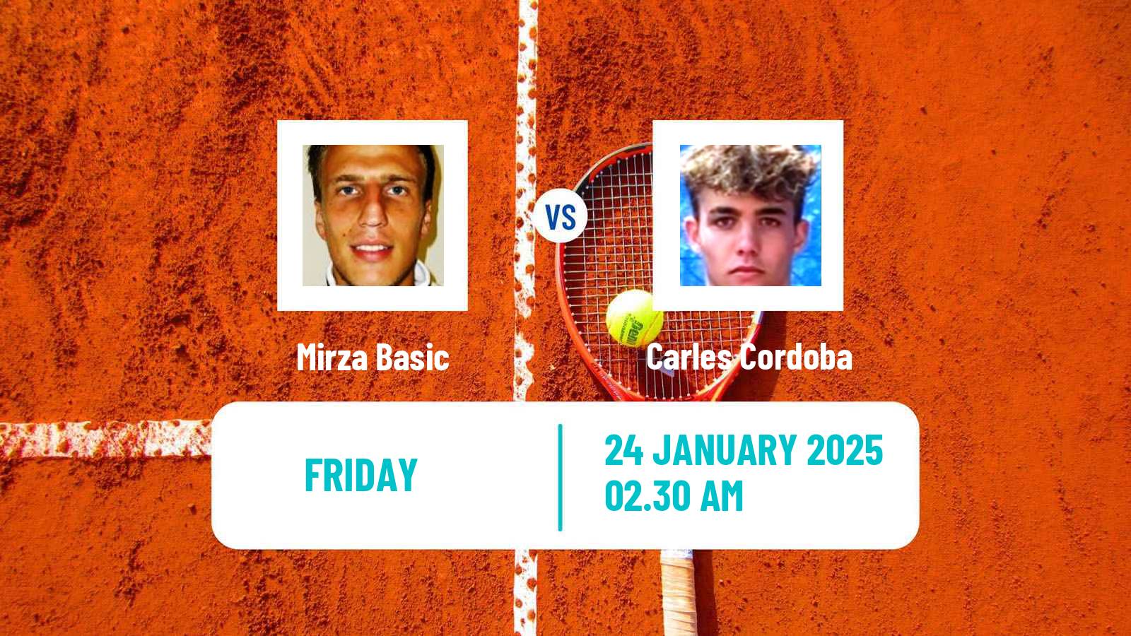 Tennis ITF M15 Antalya 3 Men Mirza Basic - Carles Cordoba
