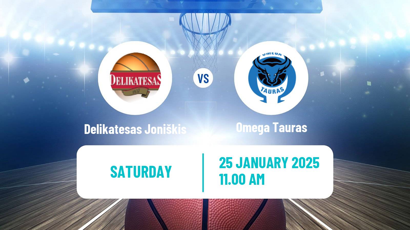 Basketball Lietuvos NKL Delikatesas Joniškis - Omega Tauras