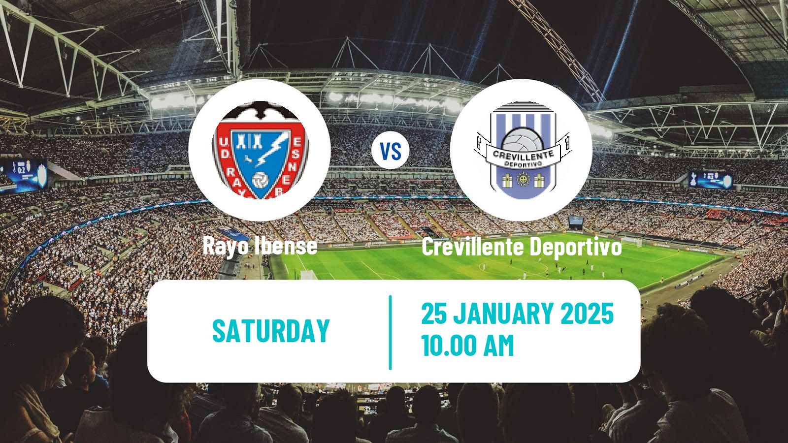 Soccer Spanish Tercera RFEF - Group 6 Rayo Ibense - Crevillente Deportivo