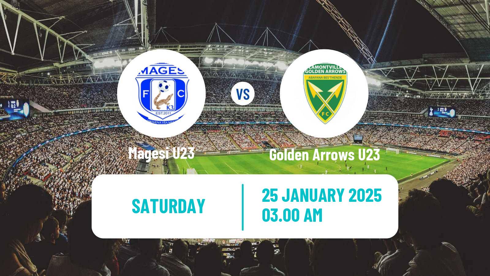Football South African Diski Challenge Magesi U23 - Golden Arrows U23