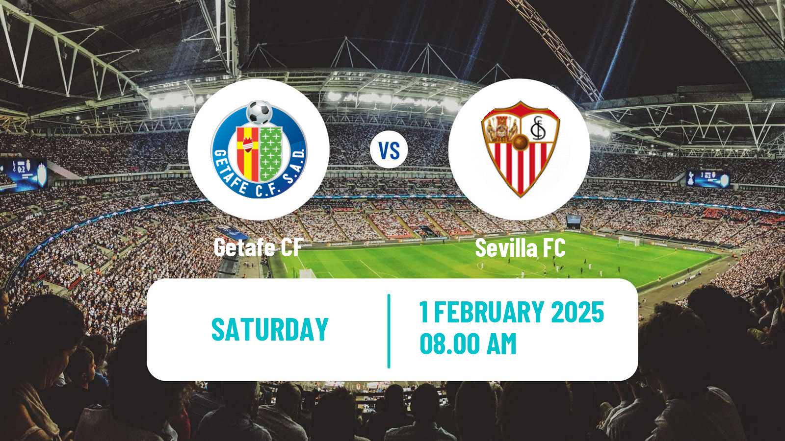 Soccer Spanish LaLiga Getafe - Sevilla