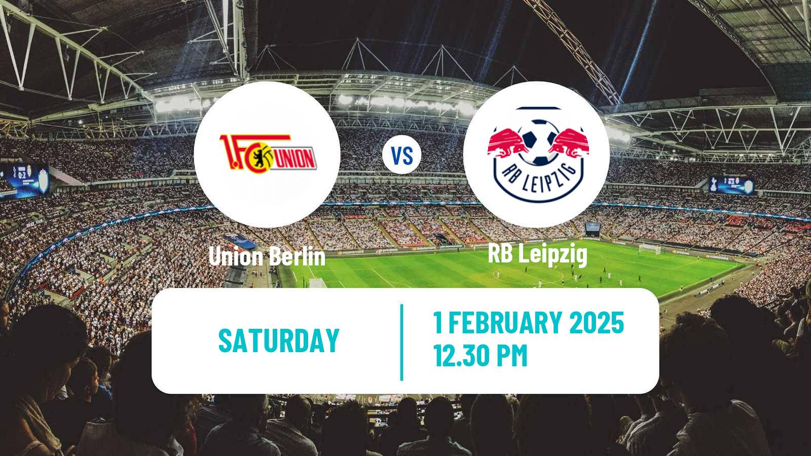 Football German Bundesliga Union Berlin - RB Leipzig