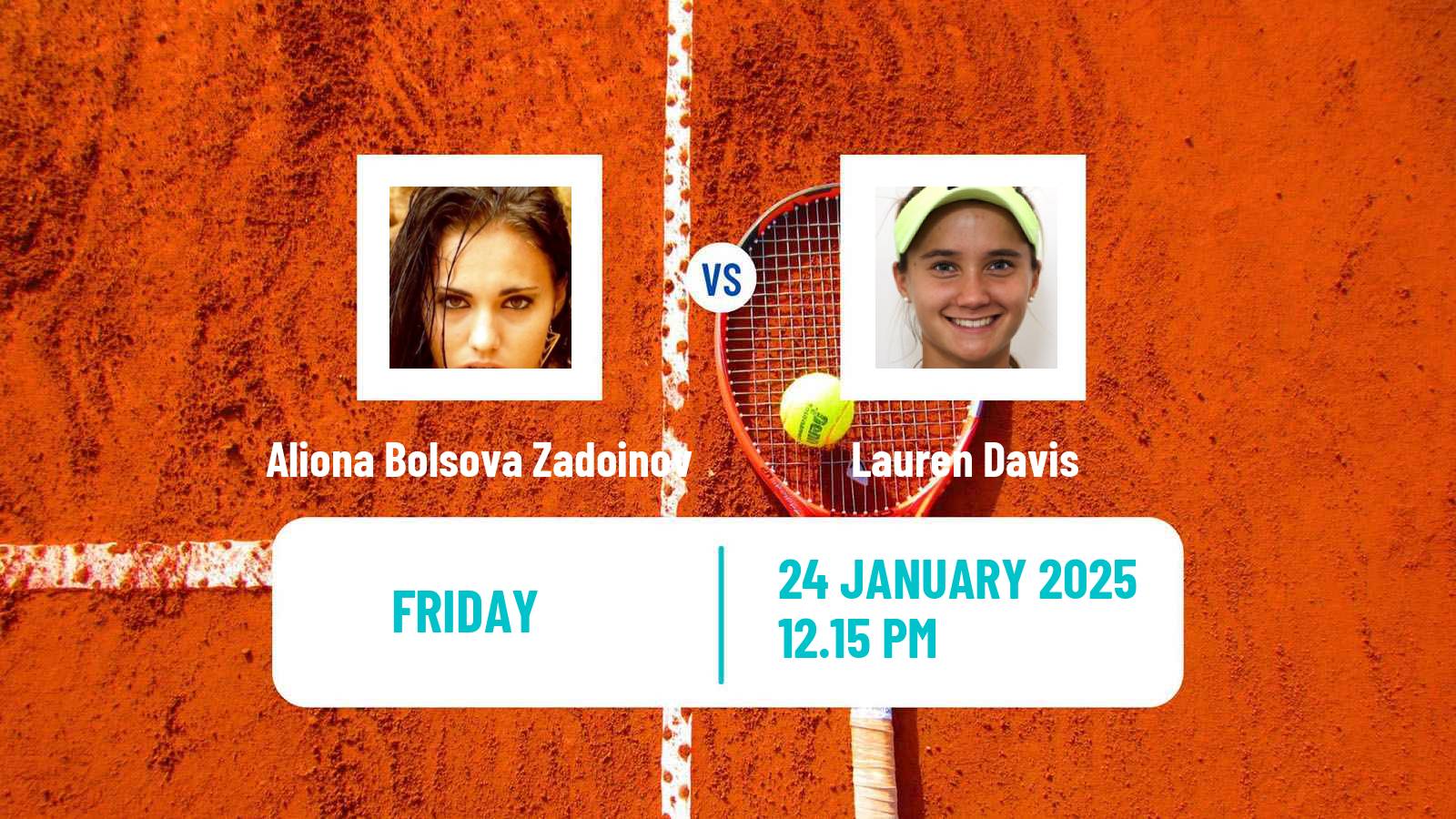 Tennis ITF W75 Vero Beach Fl Women Aliona Bolsova Zadoinov - Lauren Davis