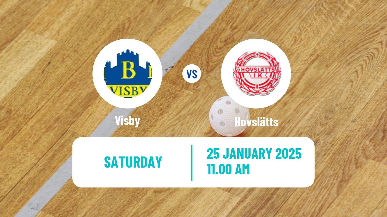 Floorball Swedish Allsvenskan Floorball Visby - Hovslätts