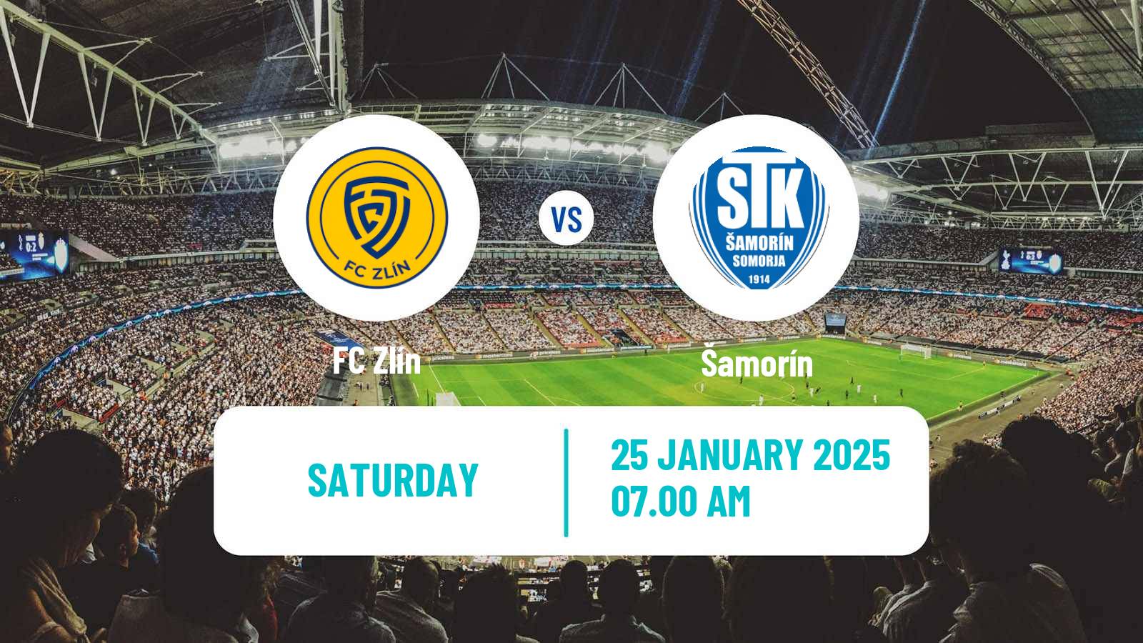 Football Czech Tipsport Liga Zlín - Šamorín