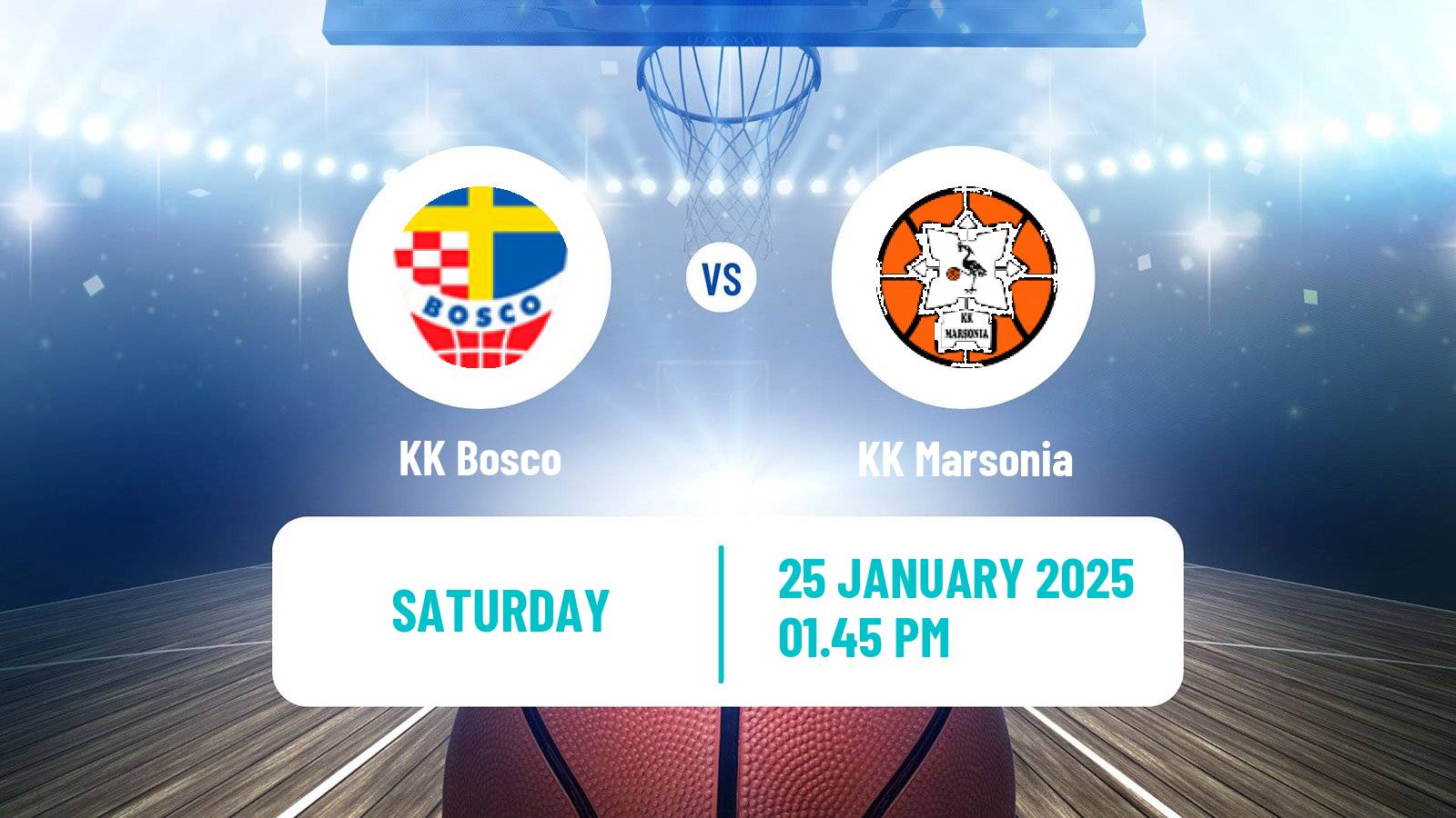 Basketball Croatian Prva Liga Basketball Bosco - Marsonia