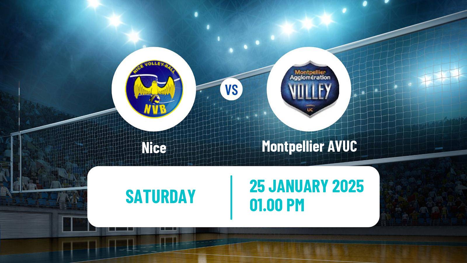 Volleyball French Ligue A Volleyball Nice - Montpellier