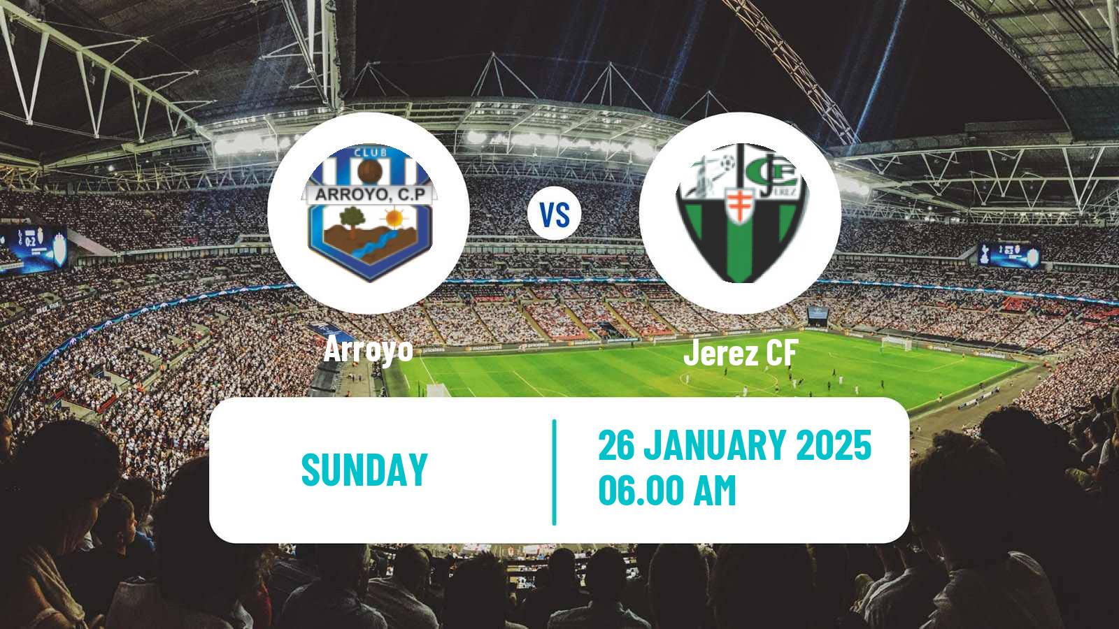 Soccer Spanish Tercera RFEF - Group 14 Arroyo - Jerez