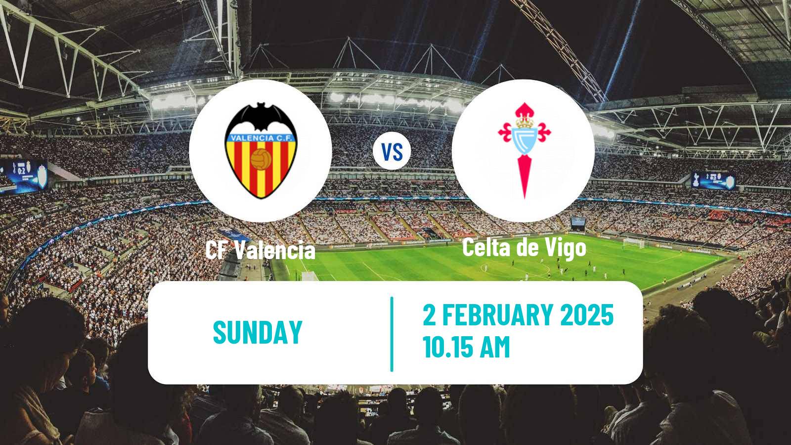 Football Spanish LaLiga Valencia - Celta de Vigo