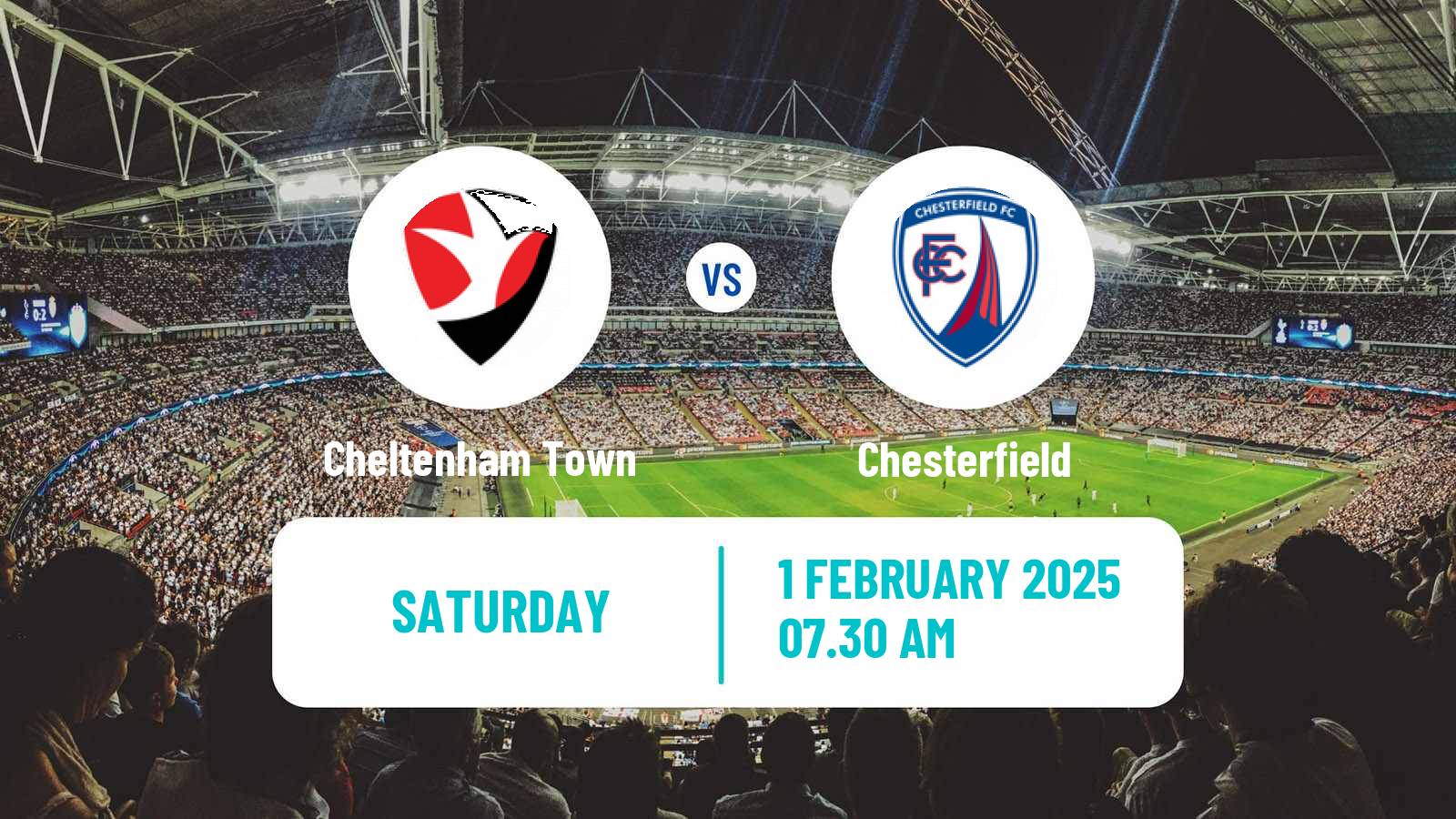 Soccer English League Two Cheltenham Town - Chesterfield