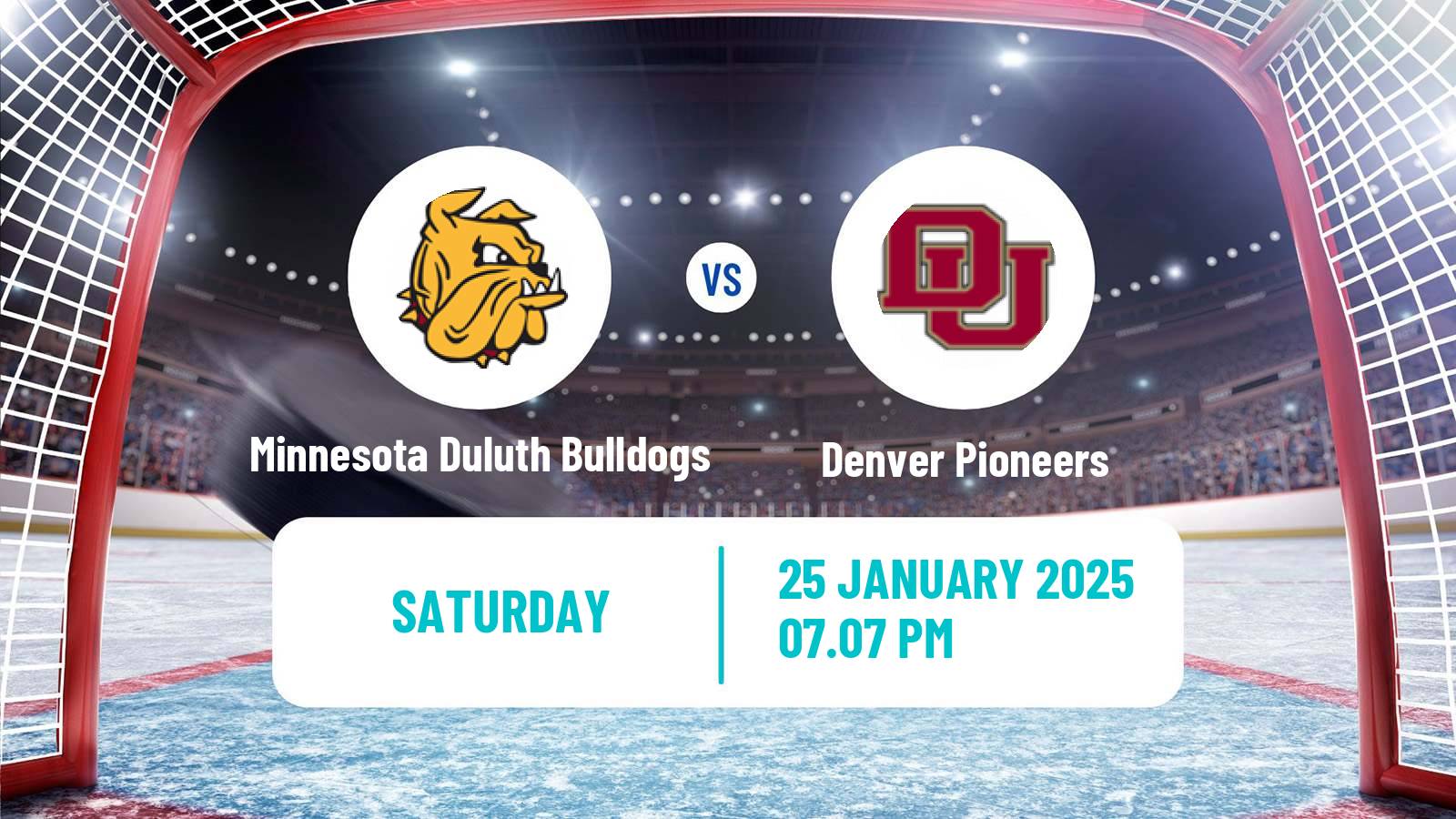 Hockey NCAA Hockey Minnesota Duluth Bulldogs - Denver Pioneers