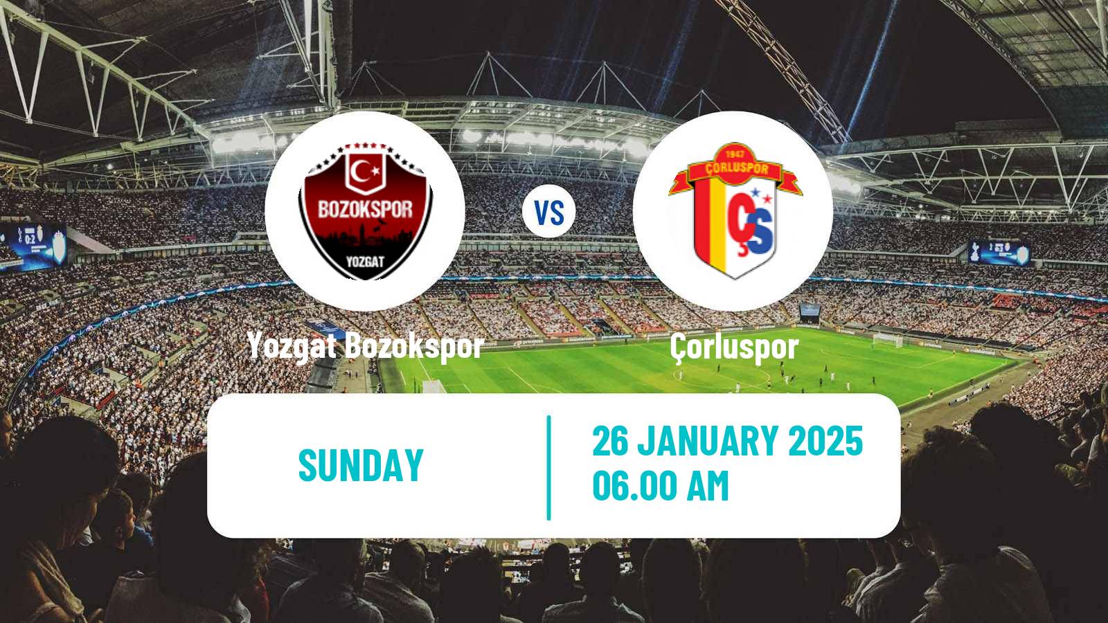Soccer Turkish 3 Lig Group 3 Yozgat Bozokspor - Çorluspor