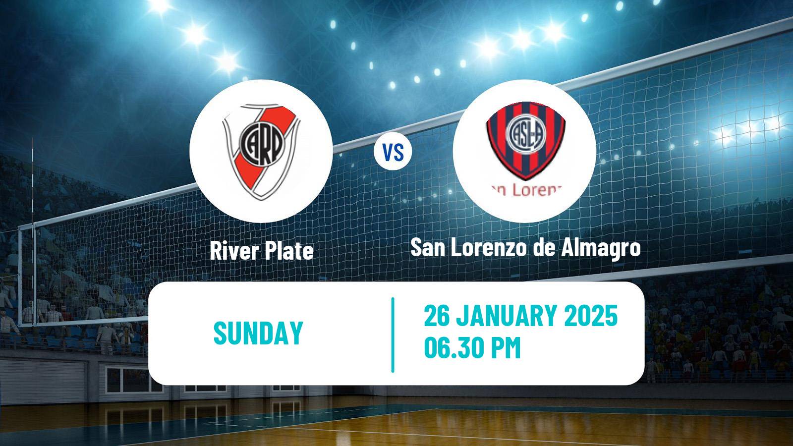 Volleyball Argentinian Liga Volleyball Women River Plate - San Lorenzo de Almagro