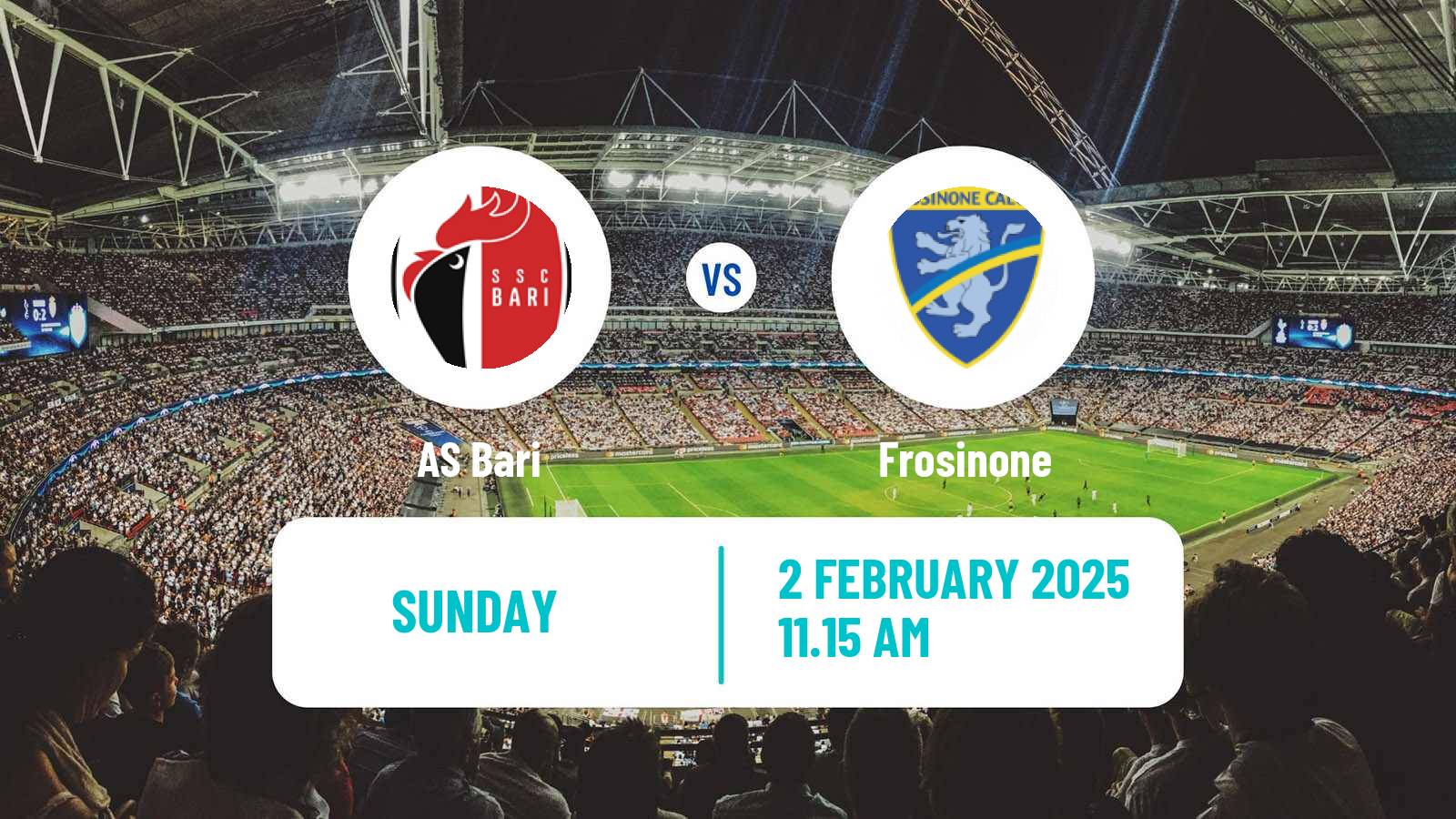 Football Italian Serie B Bari - Frosinone