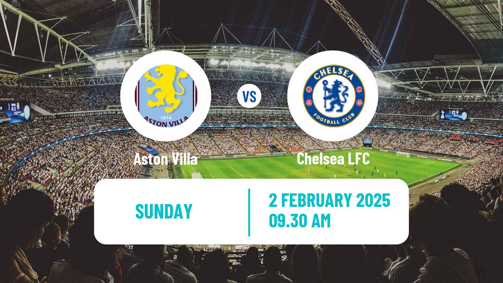 Soccer English WSL Aston Villa - Chelsea