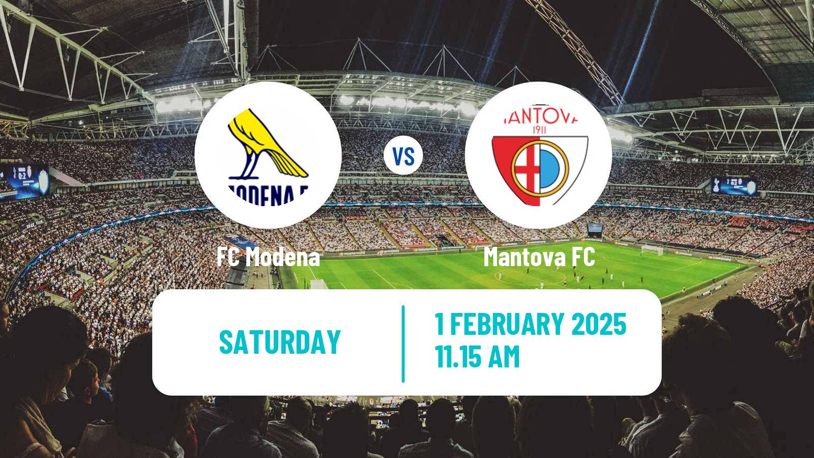 Football Italian Serie B Modena - Mantova