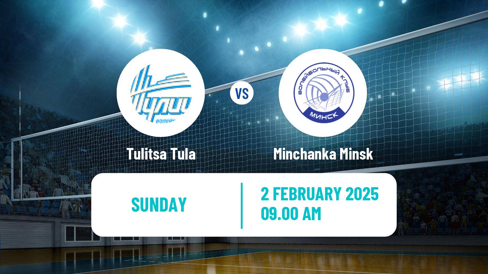 Volleyball Russian Super League Volleyball Women Tulitsa - Minchanka Minsk