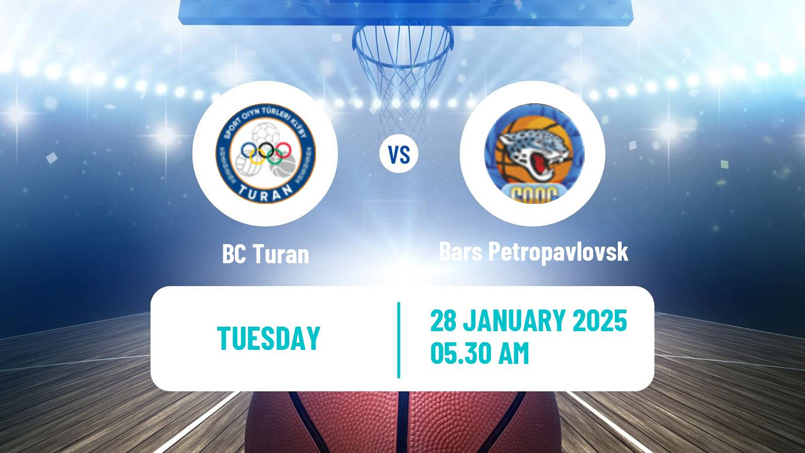 Basketball Kazakh Higher League Basketball Turan - Bars Petropavlovsk