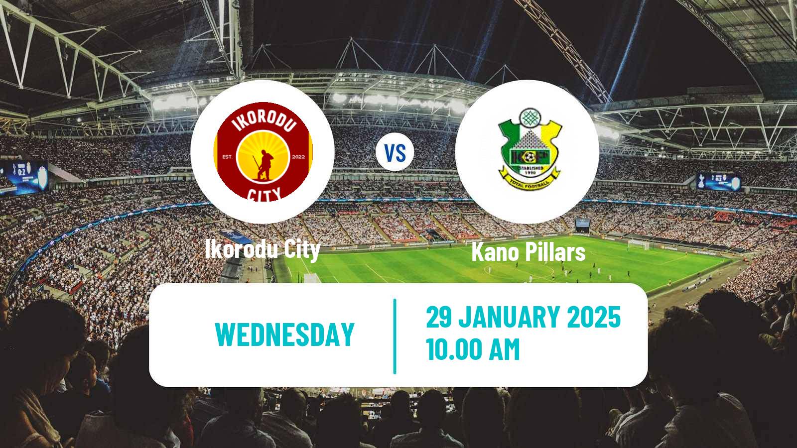 Soccer Nigerian Premier League Ikorodu City - Kano Pillars