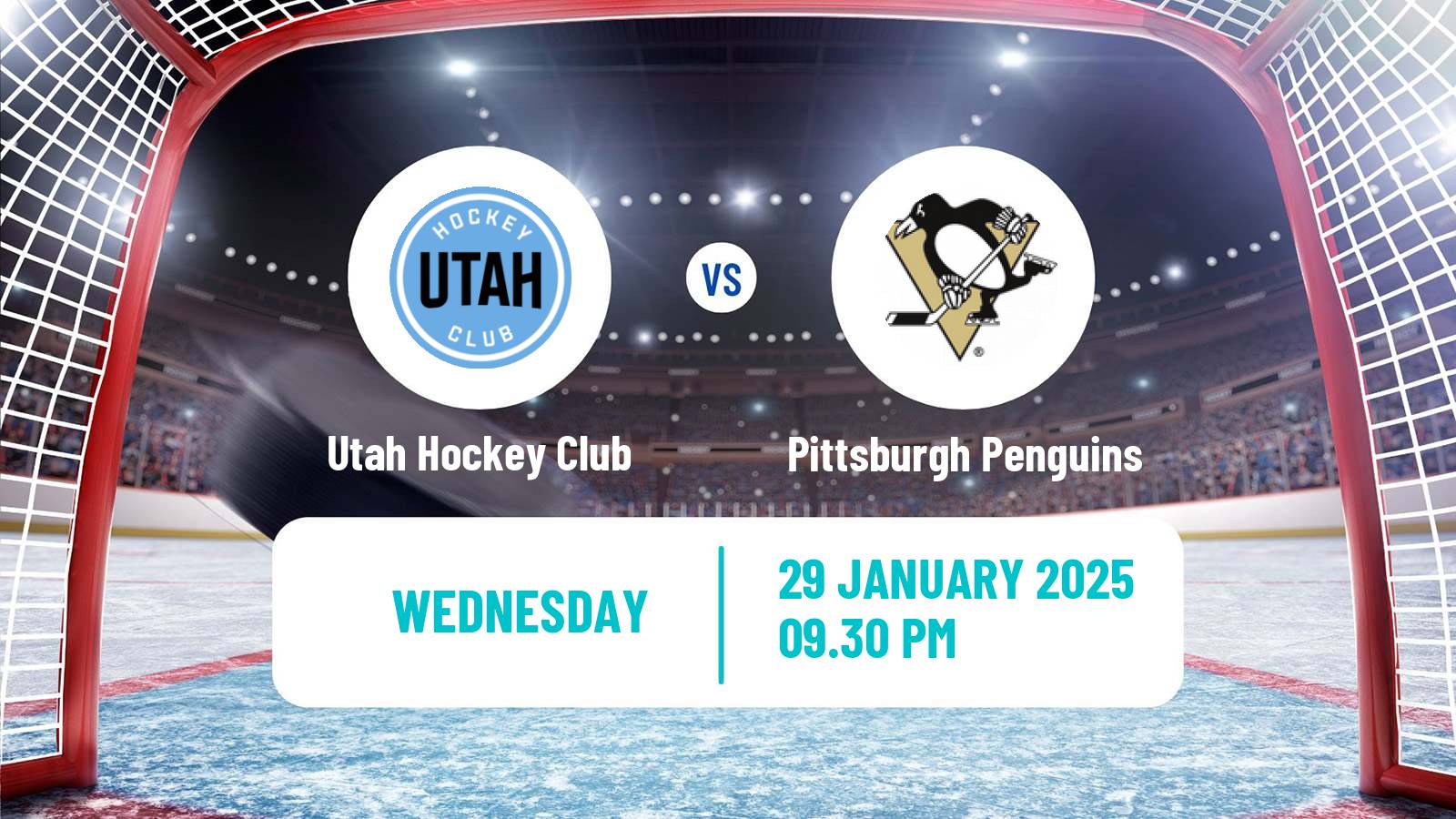 Hockey NHL Utah Hockey Club - Pittsburgh Penguins